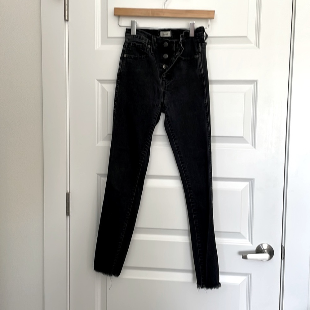 Madewell Grey jeans- 10” high-rise skinny. Size 24